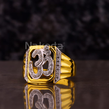 916 Gold Men's Fancy God Ring MGR194
