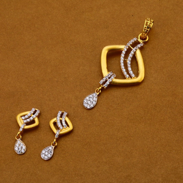 Ladies pendant set 916 cz by 