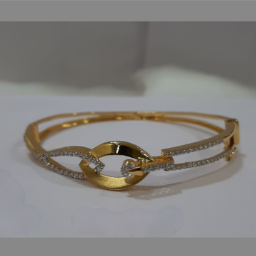 916 gold diamond ladies kada by 