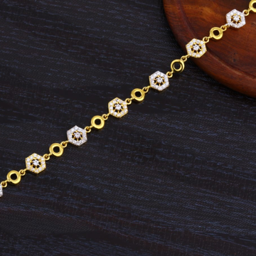 22KT Gold Ladies Classic Bracelet LB445