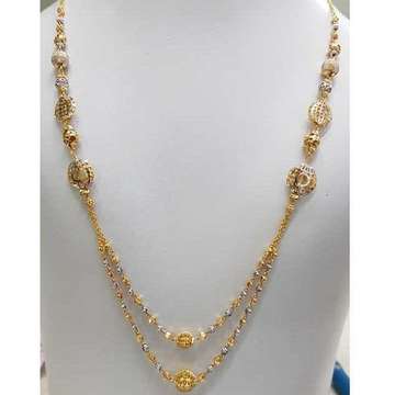 22K / 916 Yellow Gold Indian Ladies Necklace Dokiy... by H. V. Jewels