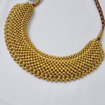 Triple galsari Gold Necklace Set by 