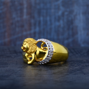 Mens Lion King 916 Gold Exclusive Ring-MR32