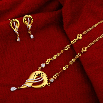 916 Gold Ladies Gorgeous Chain Necklace set CN259