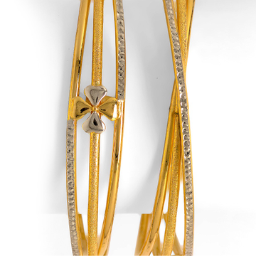 22Kt Gold Fancy Triple Line  Kadali BO-032 by 