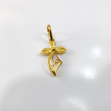 916 gold flower design pendants by 