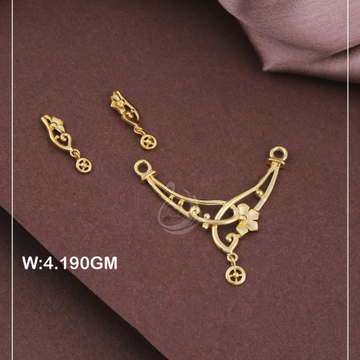 916 Gold Elegant Pendant Set PS11 by 