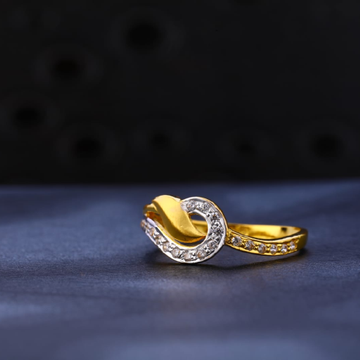 916 Gold Hallmark Delicate Ladies Ring LR1256