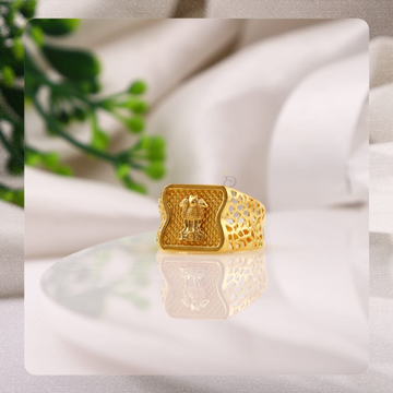 Buy quality Ashok Stambh Gents Ring Plain GRP-1092 in Ahmedabad