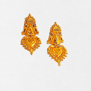 Gold Handmade Design earrings  by 