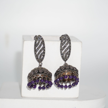 925 Silver Elegant Jhumkha Earring 170R26