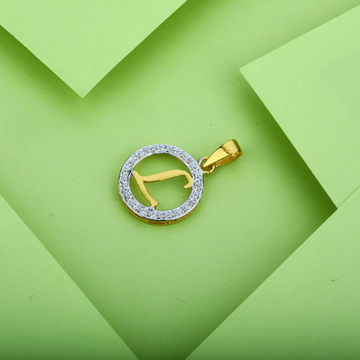 L Letter 22K Gold Pendant-LP11