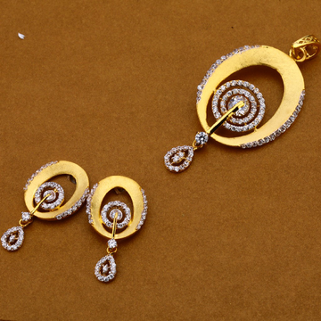 22kt Gold Exclusive Pendant Set FPS110