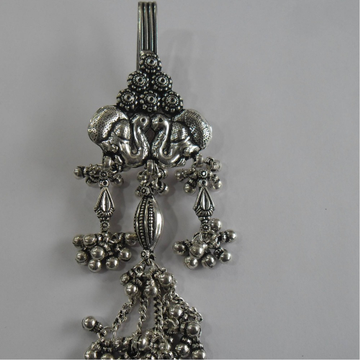 Silver  Oxidase Traditional Waist Keychain Juda Fo... by 
