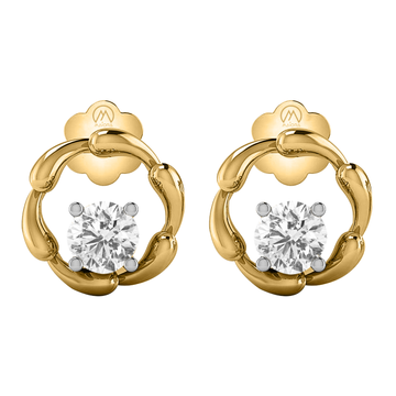 Diamond Elegant Design 14K Gold Earrings MDER33