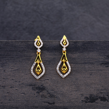 22Kt Gold Women's Classic Hallmark Earring LJE239