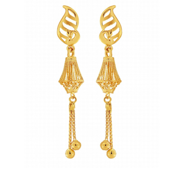 916 gold fancy latkan earring pj-e003 by 