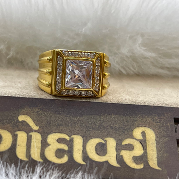 916/22k gold men's classic ring by Shree Godavari Gold Palace