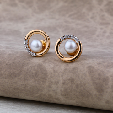Ladies 76 Rose Gold Fancy Delicate Earring -RE34