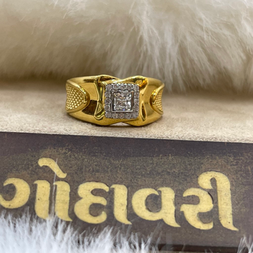 916/ 22k gold men's ring by Shree Godavari Gold Palace