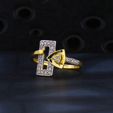 22KT Gold CZ Hallmark Ladies Ring LR1489