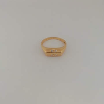 916 gold casting rodium Gents ring by 