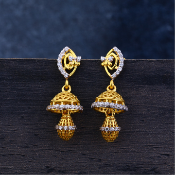 Ladies 22K Gold Jummar modern -LJE112