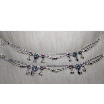 silver classical ladies anklets payal RH-AP701