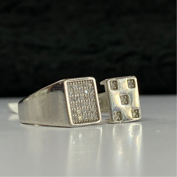 925 Silver Hallmark Mens ring