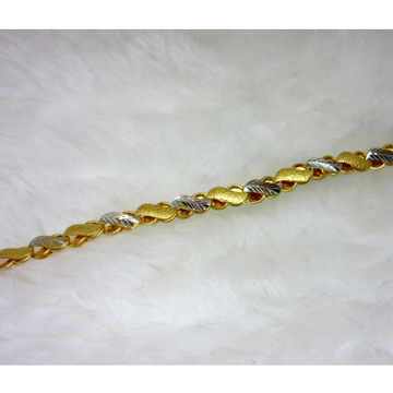Gold light weight gents bracelet by 