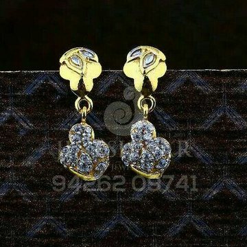 18kt Work Were Cz Gold Ladies Tops ATG -0740