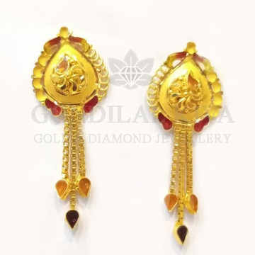 20kt gold earring gft74 by 