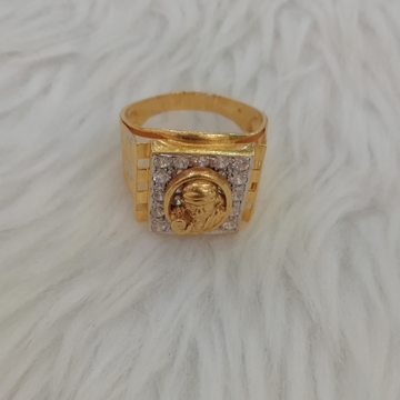 916 gold Sai Baba ring by 