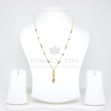 18kt gold mangalsutra gms14 by 