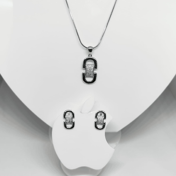 92.5 Sterling Silver Exclusive Pendent Set by 