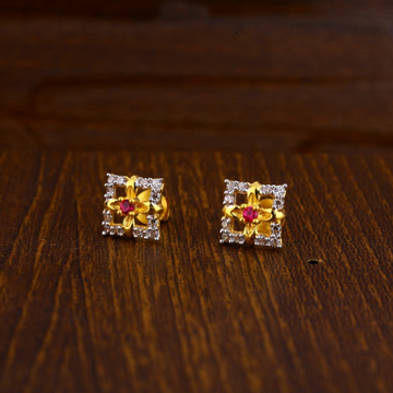 22KT Gold Delicate Ladies Tops Earrings LTE169