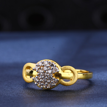 22kt gold  cz diamond gorgeous ladies  ring lr596