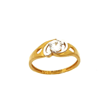 22K Gold Solitaire Diamond Ring MGA - LRG0143
