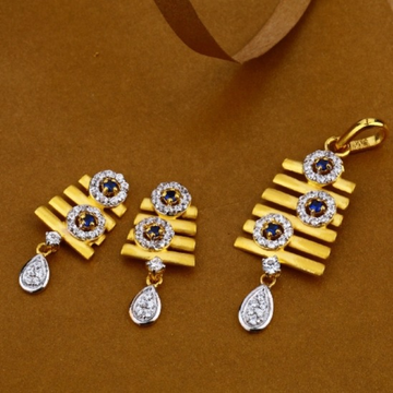 22 carat gold ladies pendants set RH-PS982
