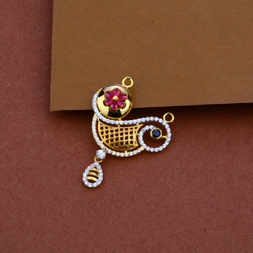 916 Gold Cz Fancy Mangalsutra Pendant MP50