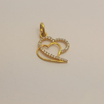 22k gold heart pendant by 