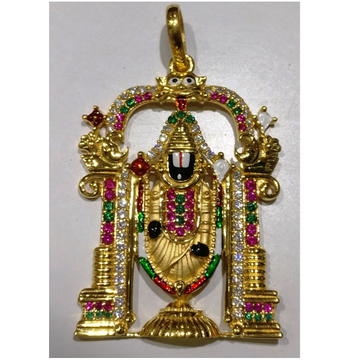 22kt gold casting lord full balaji pendant by 