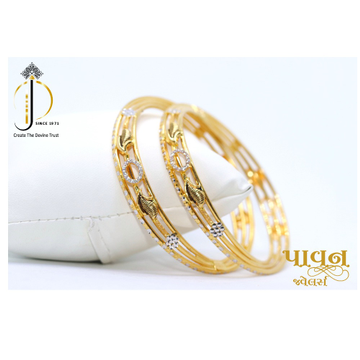 22KT / 916 Gold Twisted fancy Bangles For Ladies K... by 
