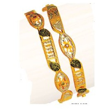22k/916 gold antique vakiya kadli by Ruchit Jewellers