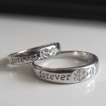 Retailer of 925 sterling silver couple ring grs0134 lrs0346 Jewelxy