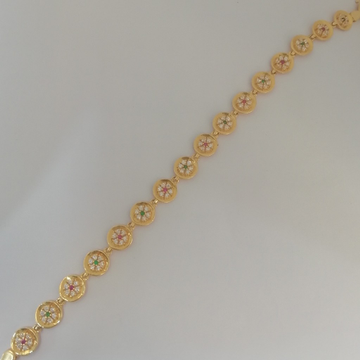 916 gold fancy loose ladies bracelet by 