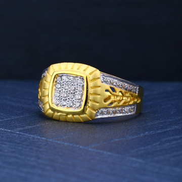 22Kt Gold Fancy Gents Ring by R.B. Ornament