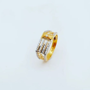 916 Gold CZ Fancy Ring by 