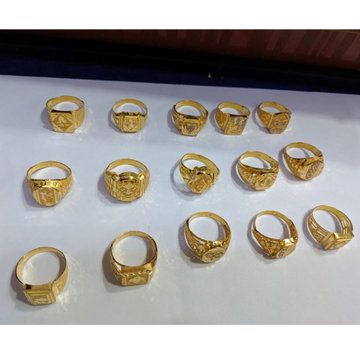 916 Gold Gents Ring by Samanta Alok Nepal