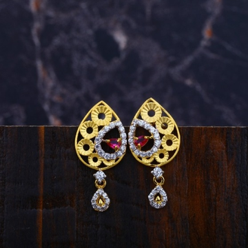 22 carat gold ladies earrings RH-LE723